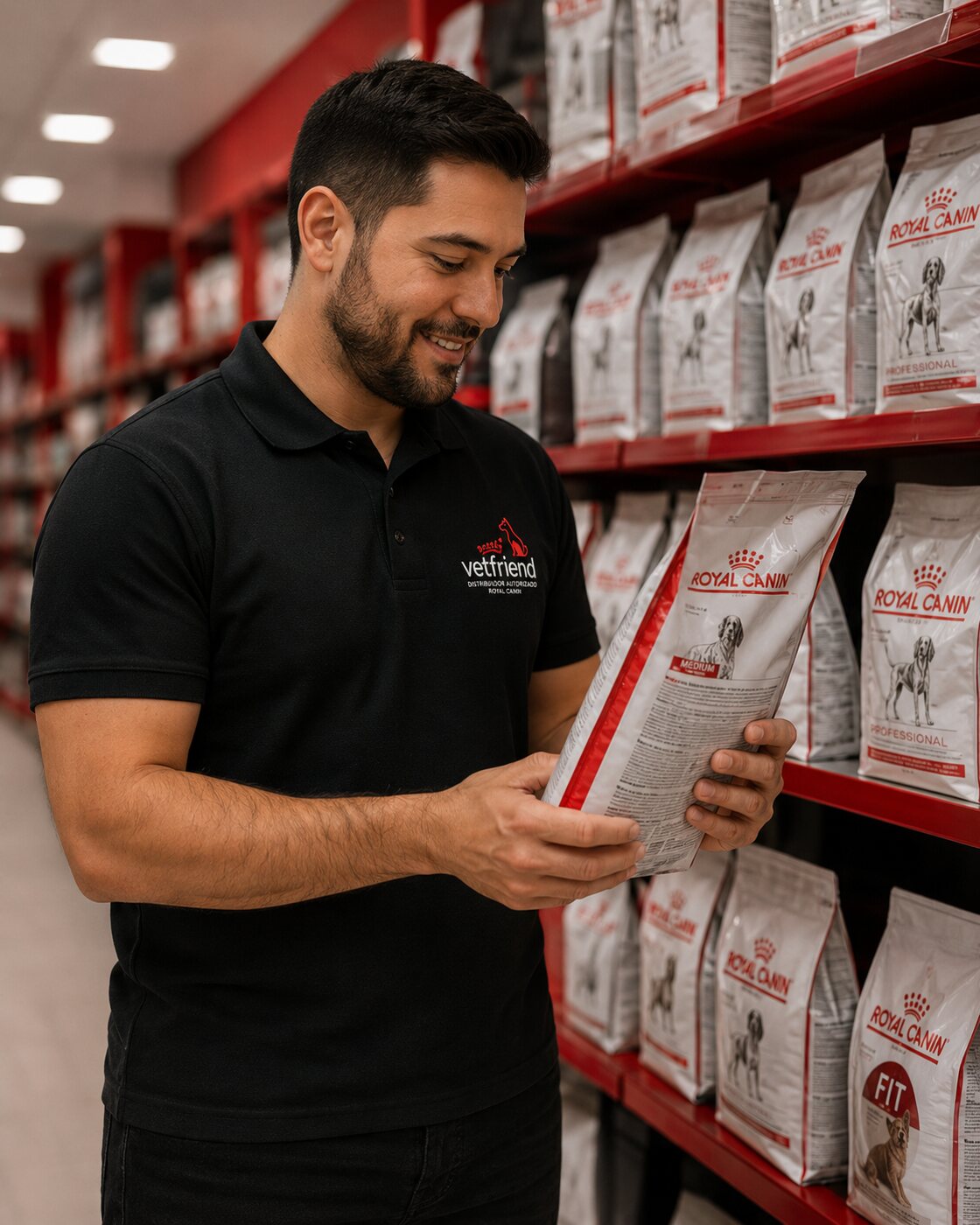 Asesor Vetfriend en pet shop